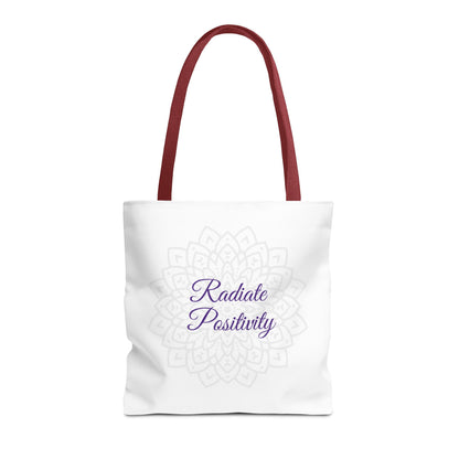 Tote Bag - Radiate Positivity - Luminous Gem Designs 