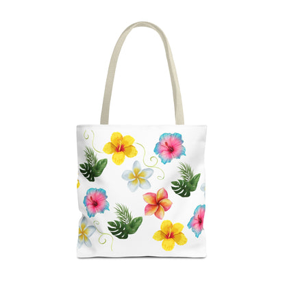 Tote Bag - Tropical Vibes Design - Luminous Gem Designs 