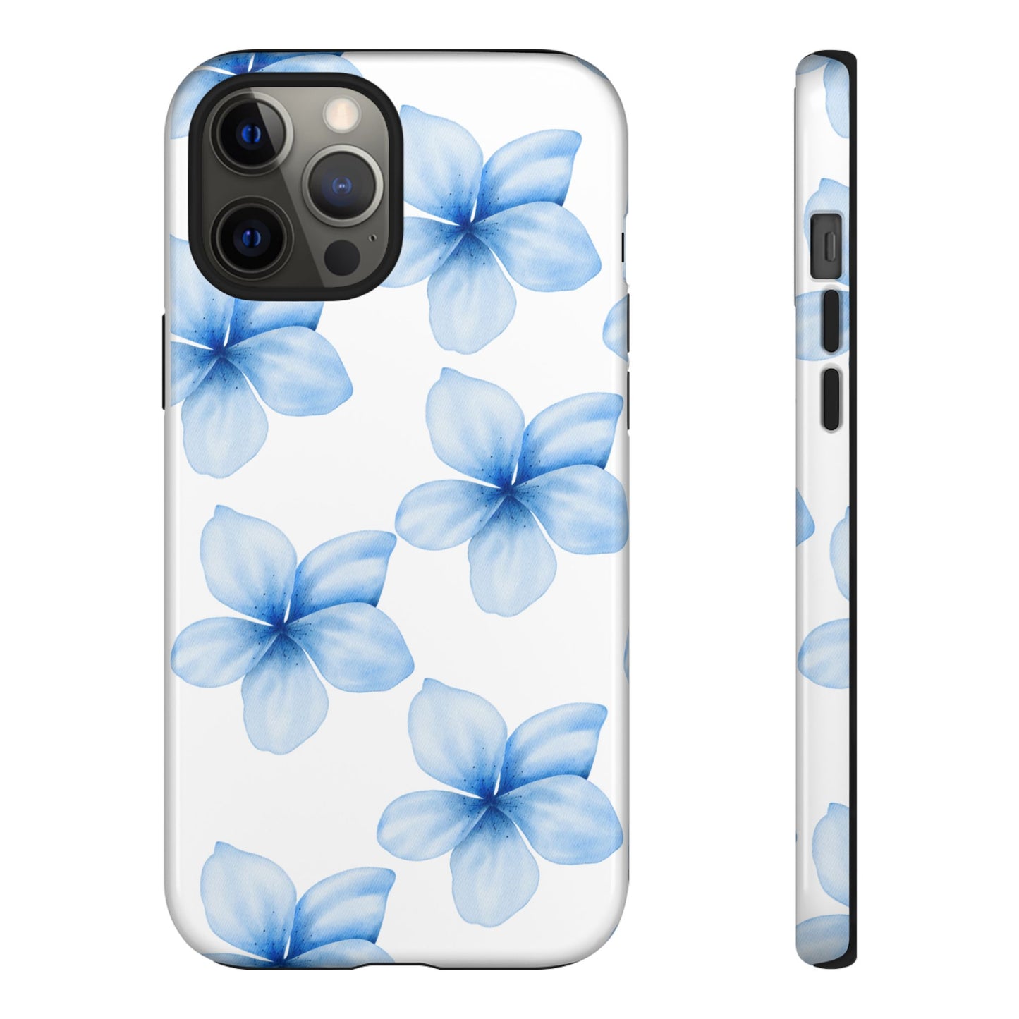 Tough Phone Case - Blue Flower Designs