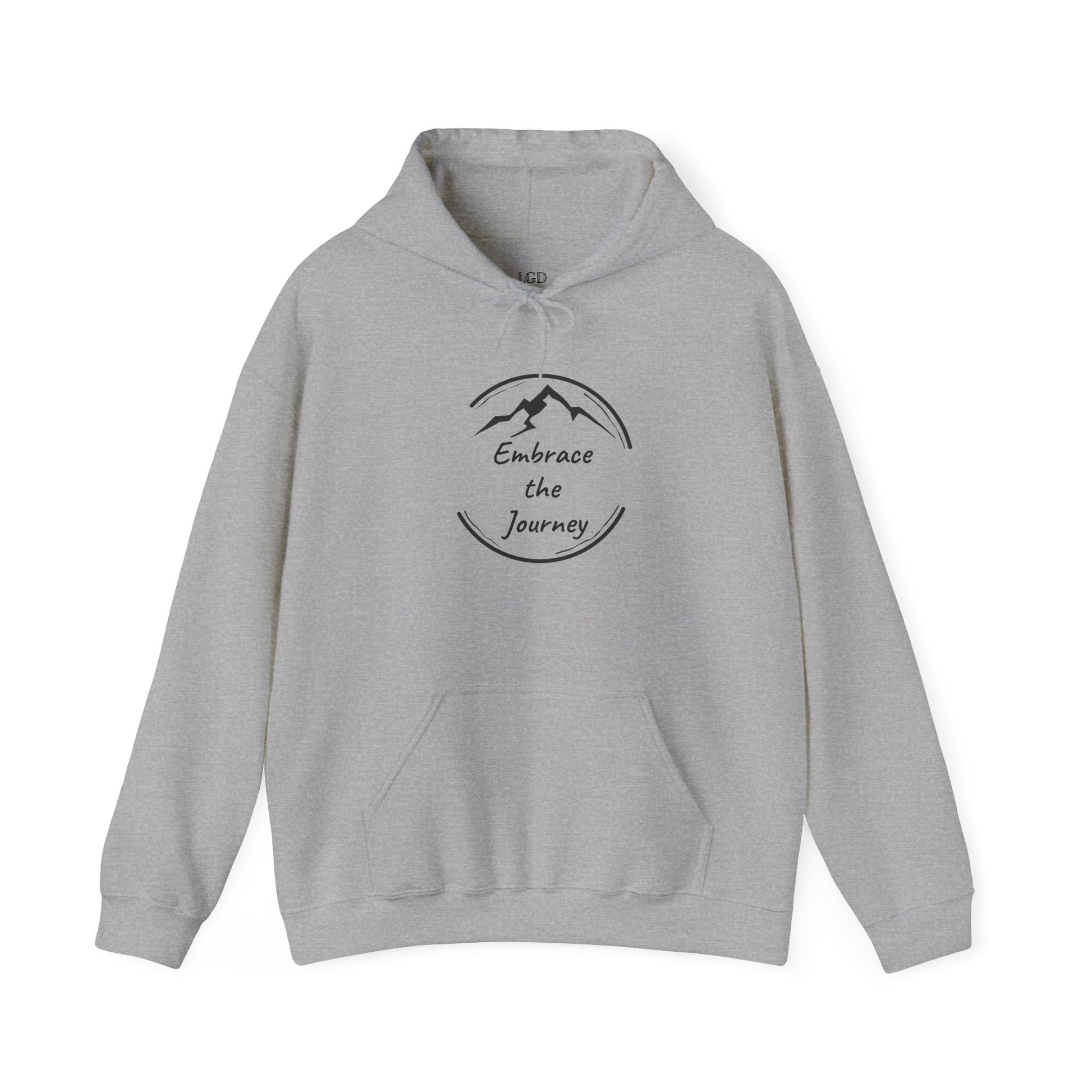 Hoodie - Embrace The Journey - Luminous Gem Designs 