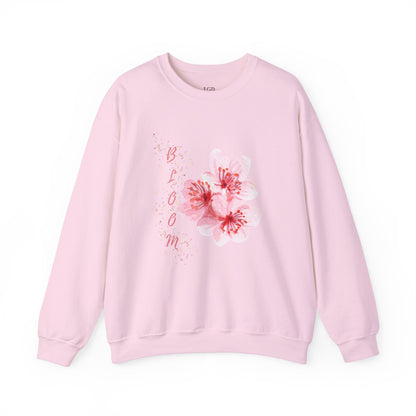 Sweatshirt - Blooming Design - Luminous Gem Designs 