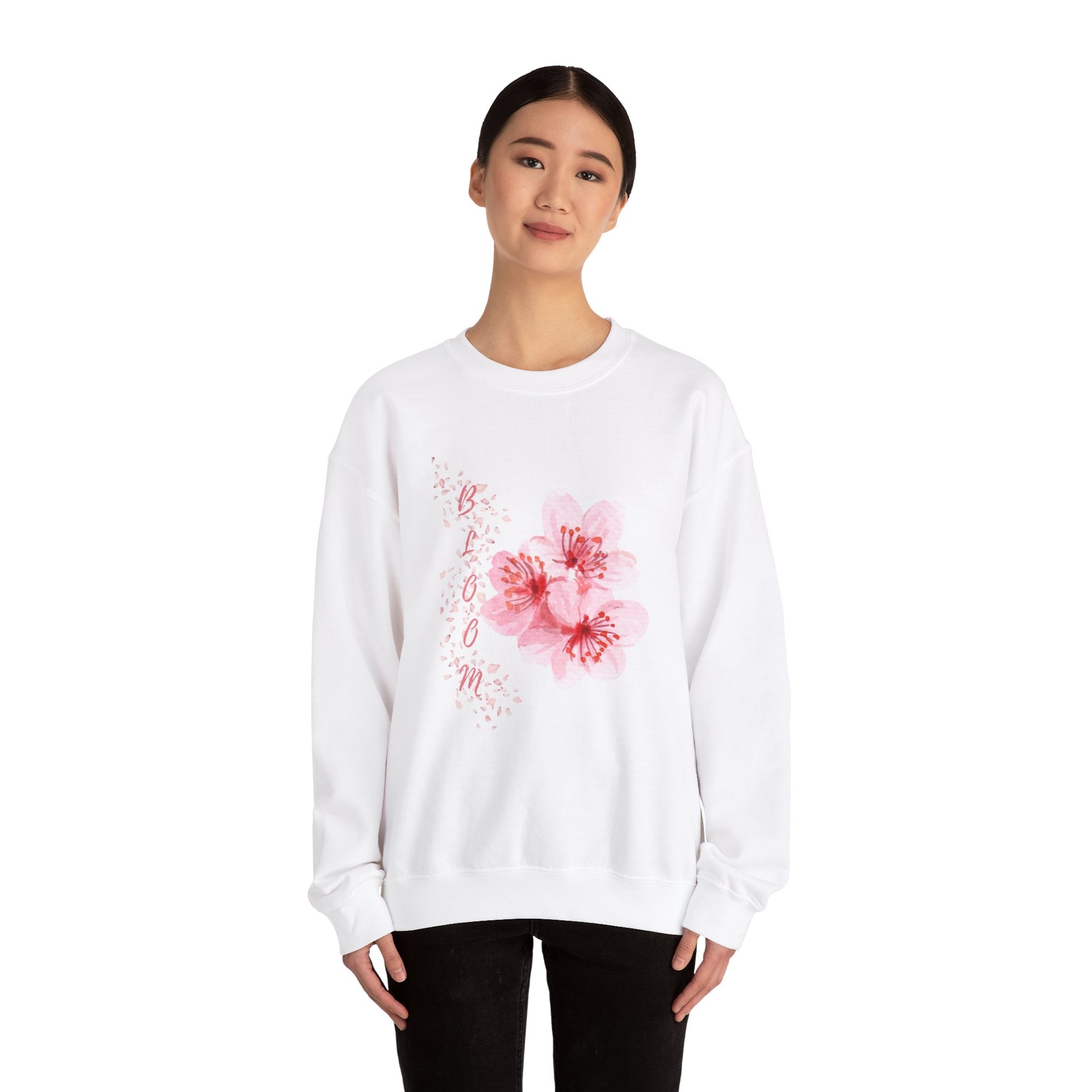 Sweatshirt - Blooming Design - Luminous Gem Designs 