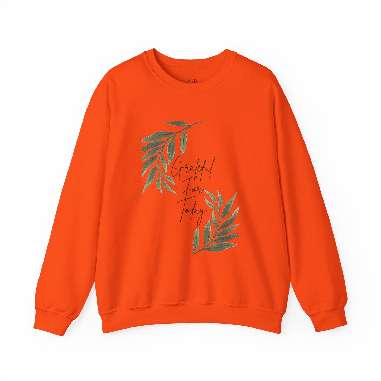 Sweatshirt - Grateful for Today - Luminous Gem Designs 