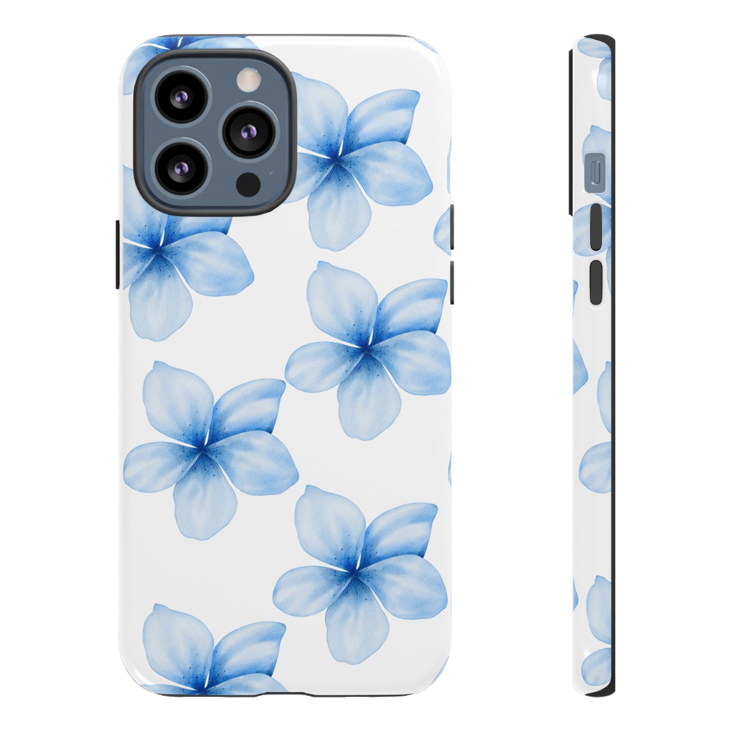 Tough Phone Case - Blue Flower Designs