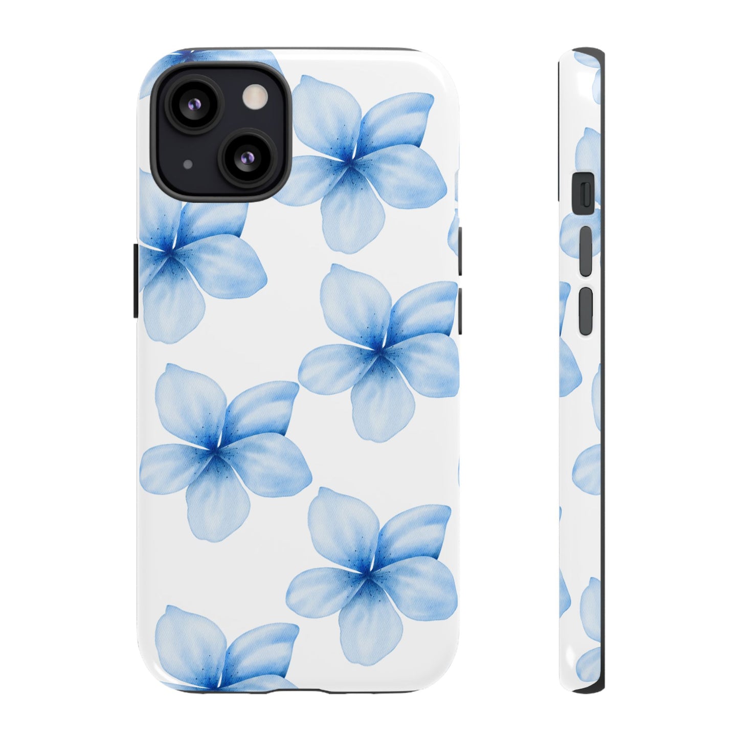 Tough Phone Case - Blue Flower Designs