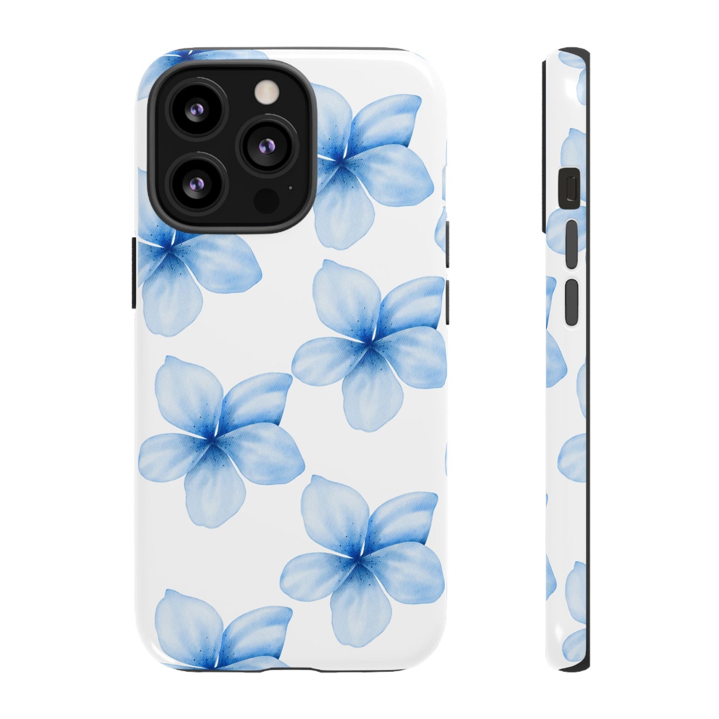 Tough Phone Case - Blue Flower Designs