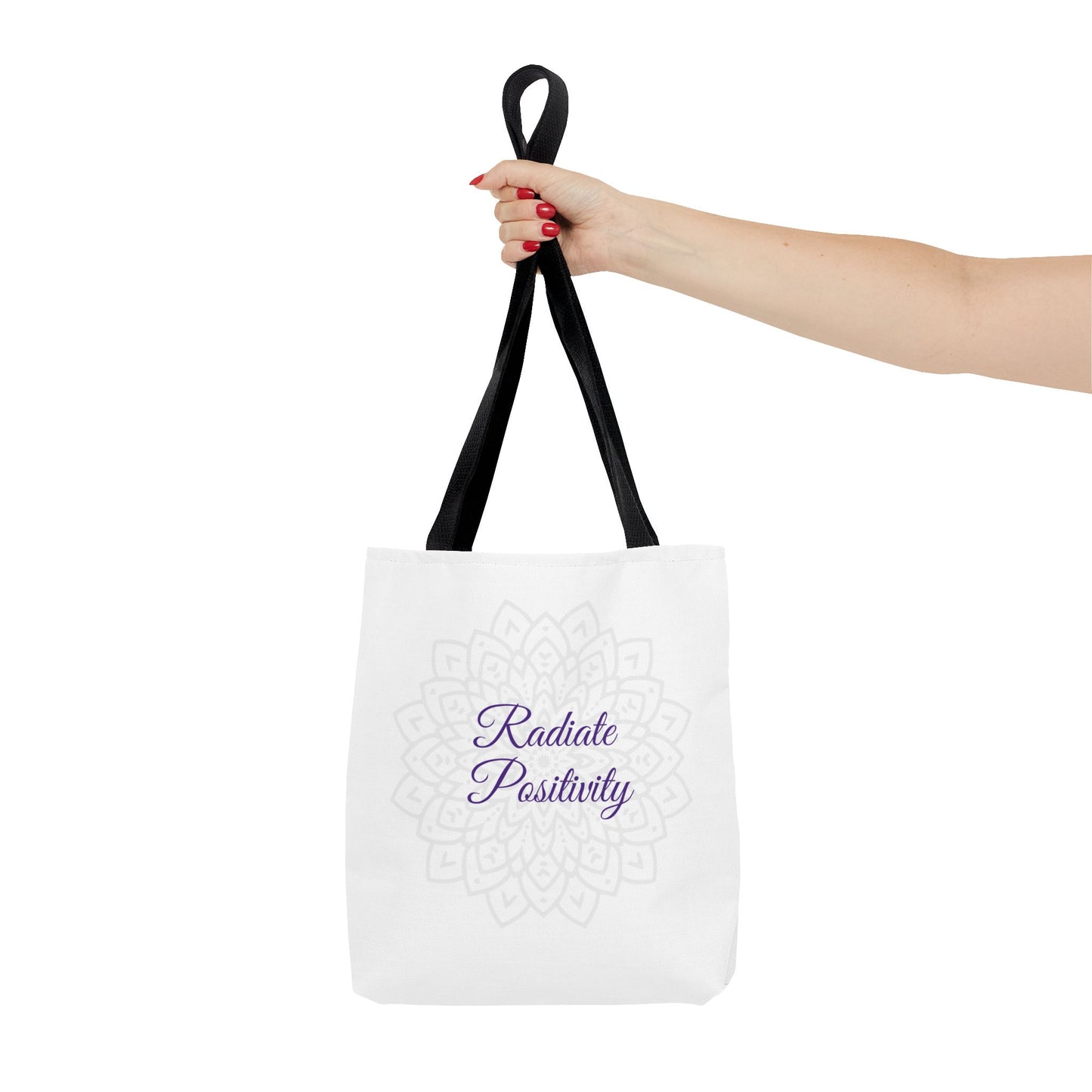 Tote Bag - Radiate Positivity - Luminous Gem Designs 