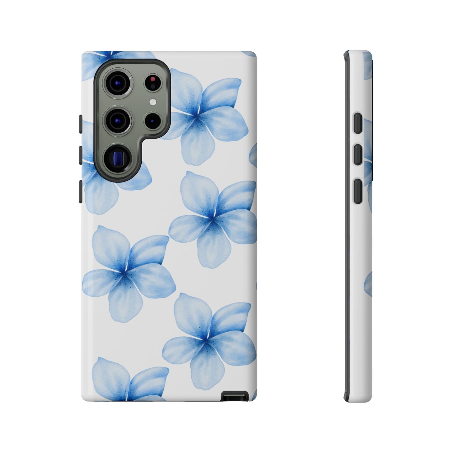 Tough Phone Case - Blue Flower Designs