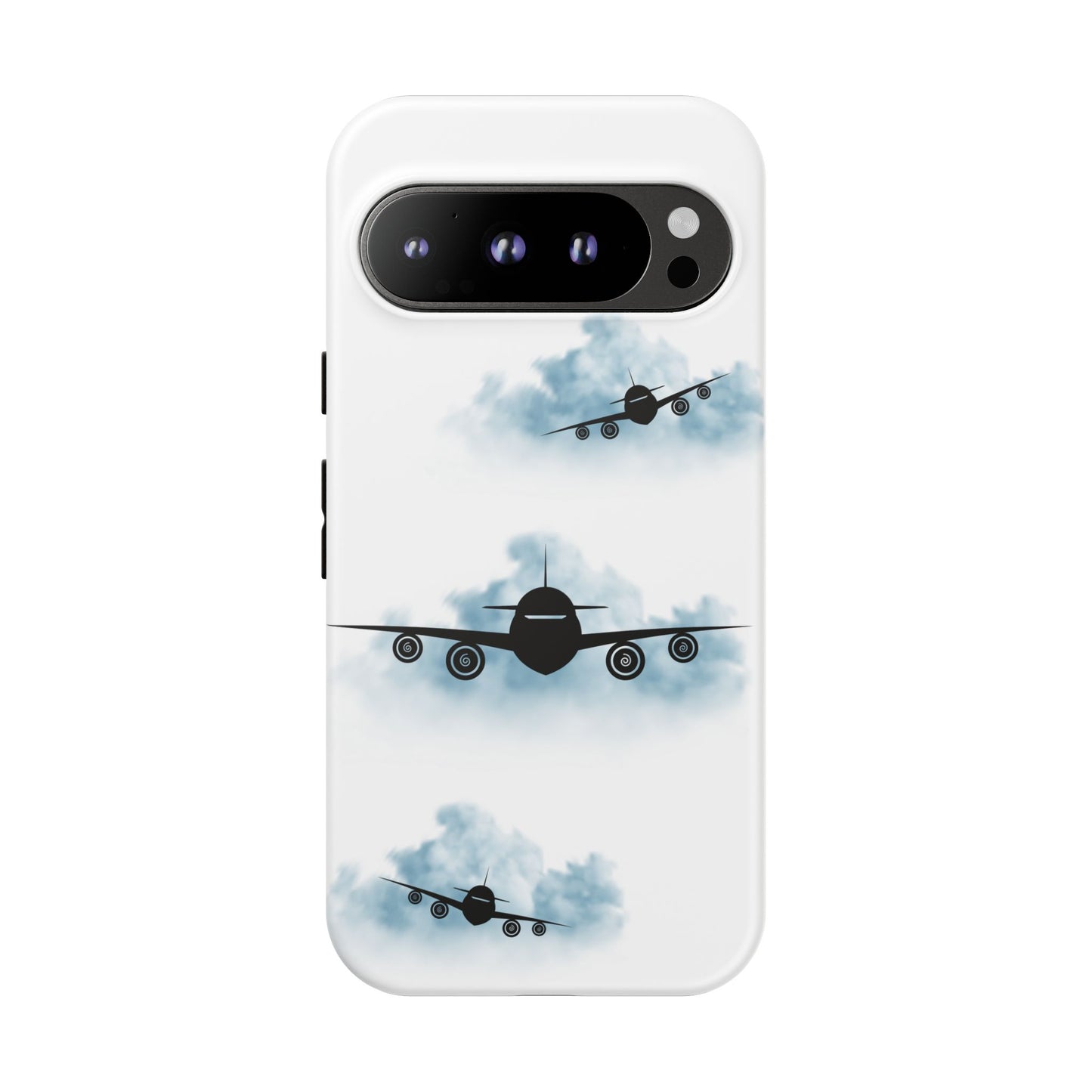 Tough Phone Case - Clouds & Aeroplanes Design