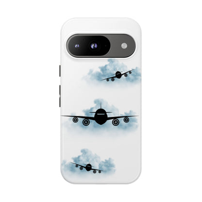 Tough Phone Case - Clouds & Aeroplanes Design