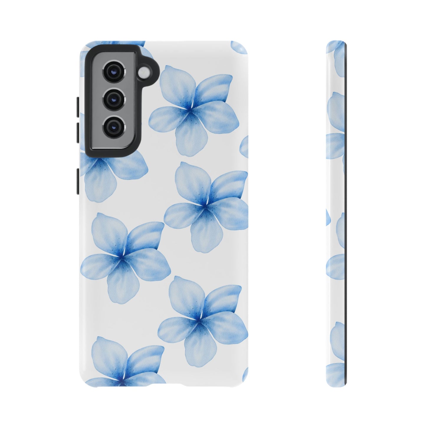 Tough Phone Case - Blue Flower Designs