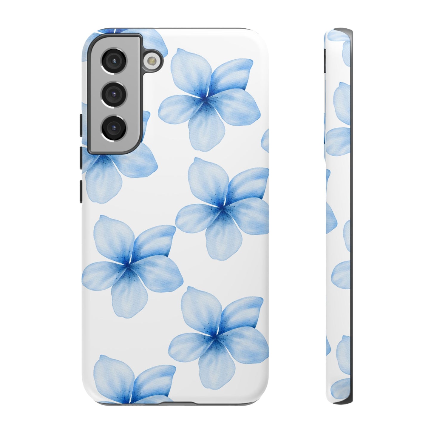 Tough Phone Case - Blue Flower Designs