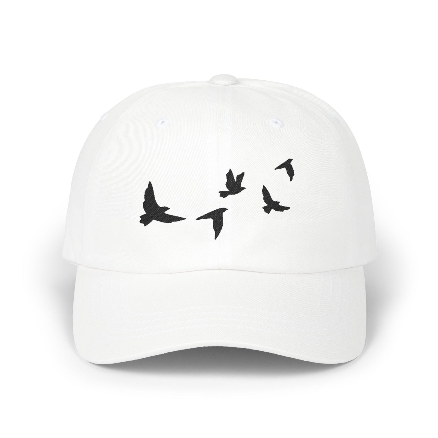 Classic Cap - Birds flying Design - Luminous Gem Designs 