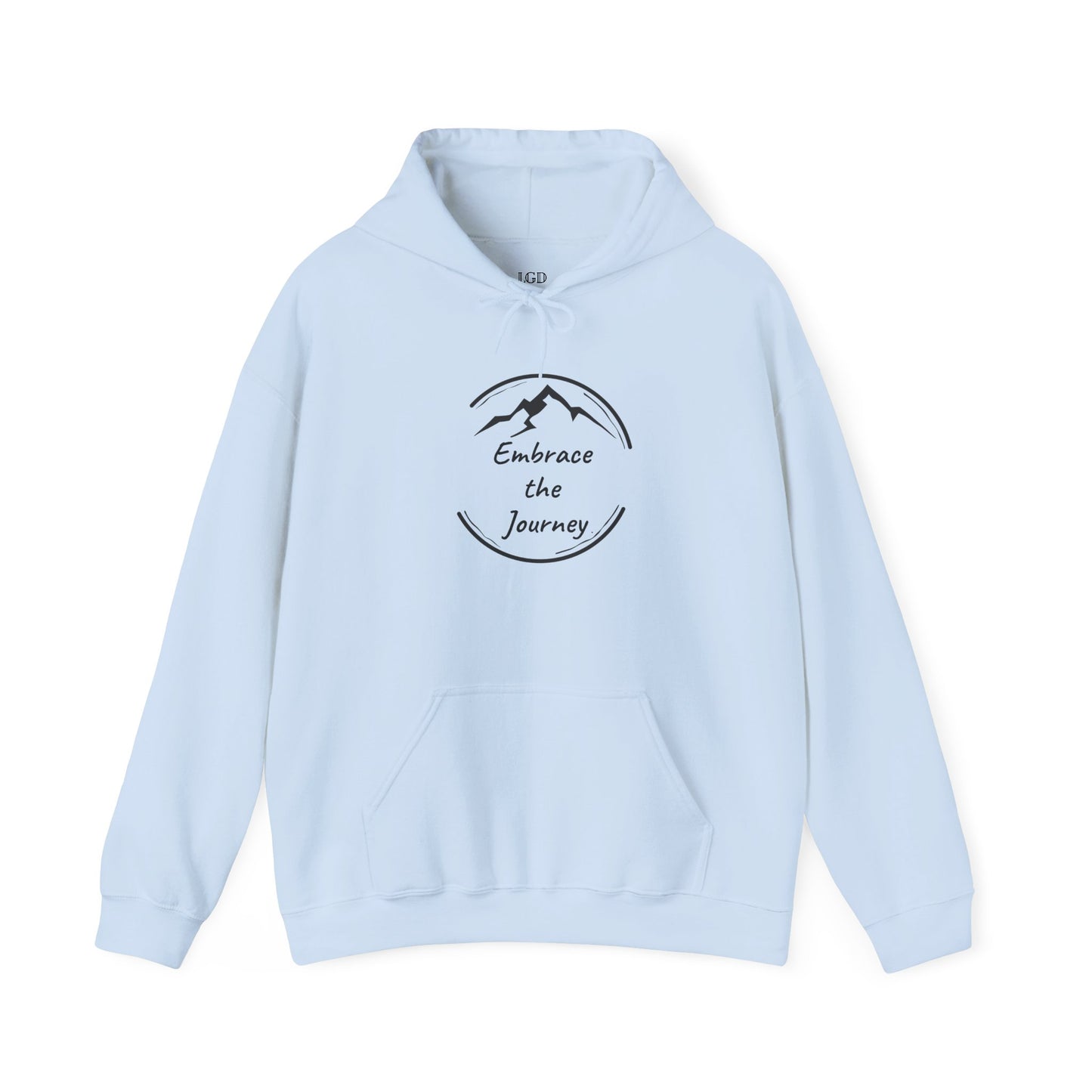 Hoodie - Embrace The Journey - Luminous Gem Designs 