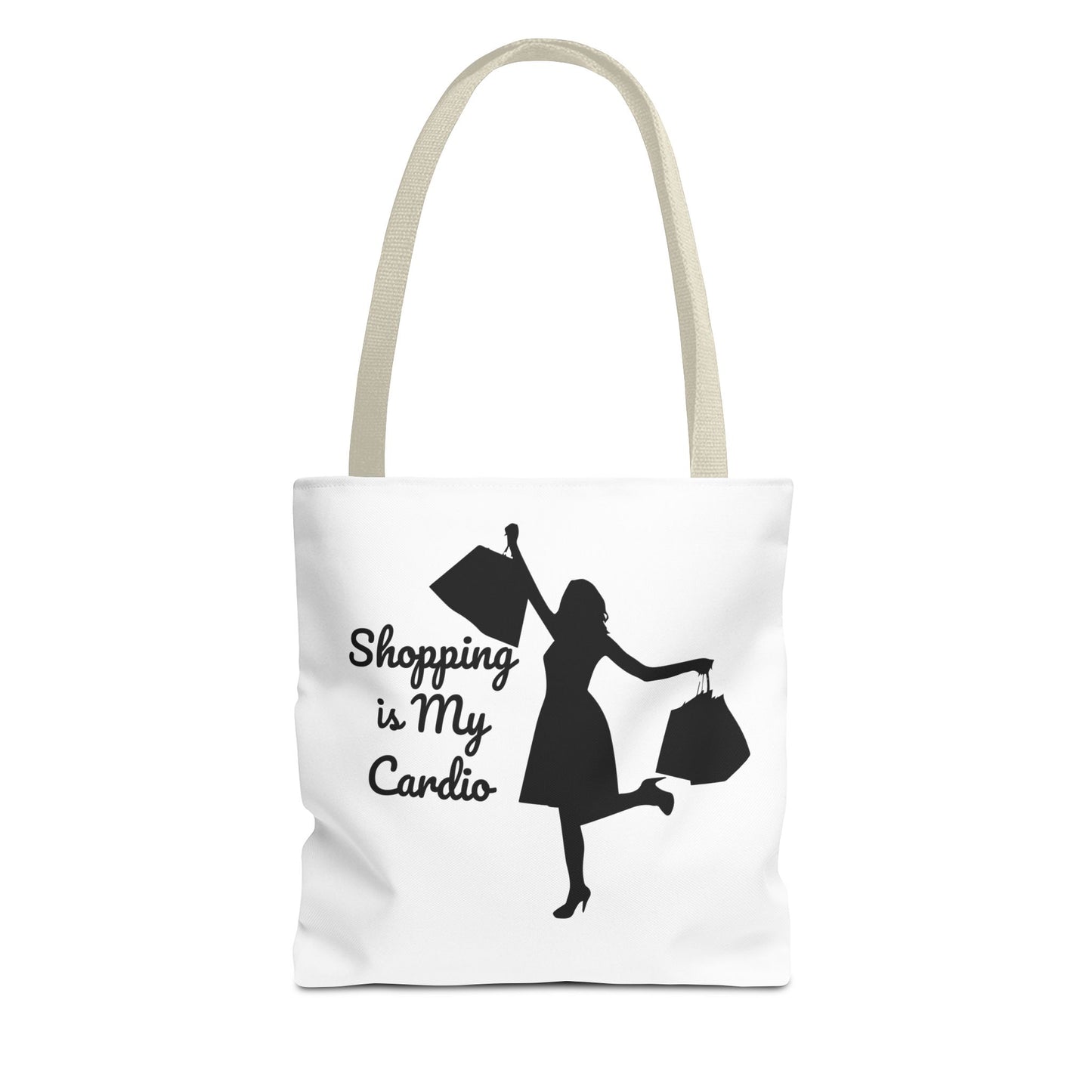 Tote Bag - Shopping Is My Cardio - Luminous Gem Designs 