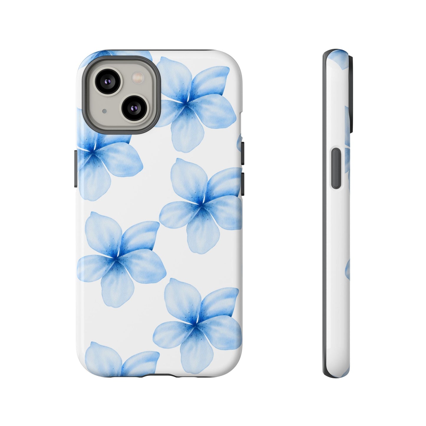 Tough Phone Case - Blue Flower Designs