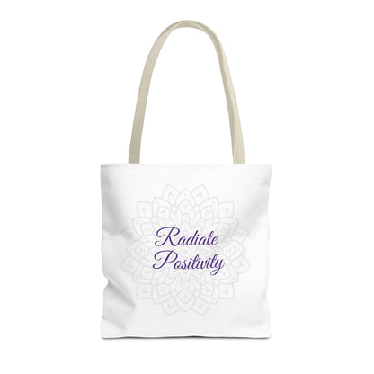 Tote Bag - Radiate Positivity - Luminous Gem Designs 