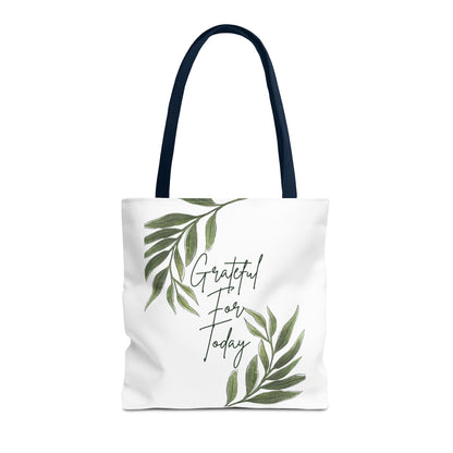 Tote Bag - Grateful for Today - Luminous Gem Designs 