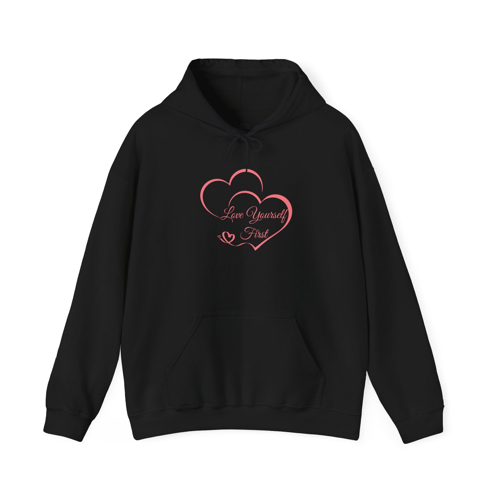 Hoodie - Love Yourself First - Luminous Gem Designs 