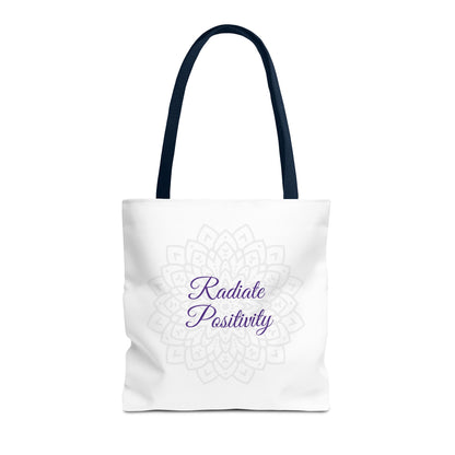 Tote Bag - Radiate Positivity - Luminous Gem Designs 