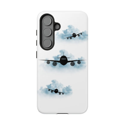 Tough Phone Case - Clouds & Aeroplanes Design