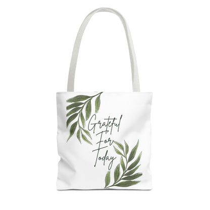 Tote Bag - Grateful for Today - Luminous Gem Designs 