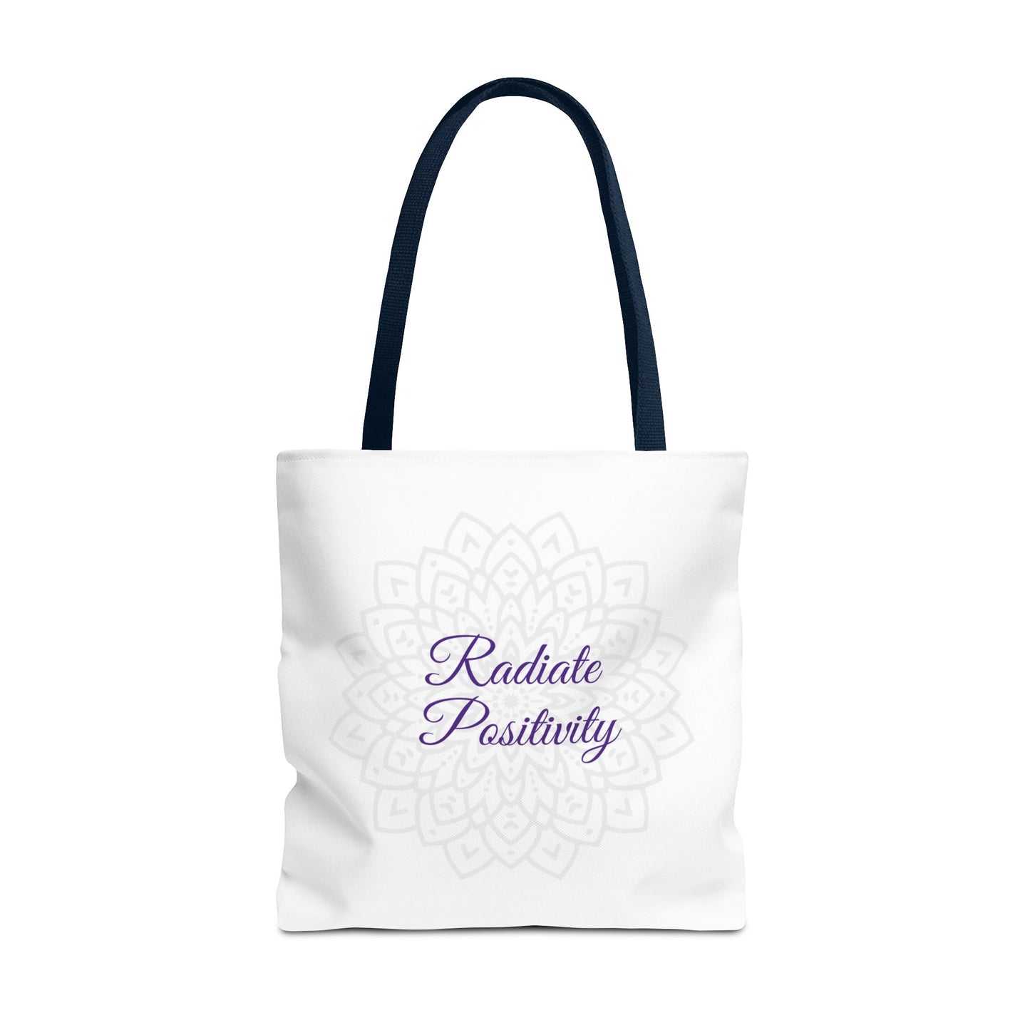 Tote Bag - Radiate Positivity - Luminous Gem Designs 