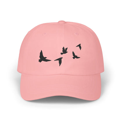 Classic Cap - Birds flying Design - Luminous Gem Designs 