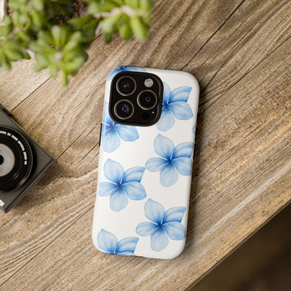 Tough Phone Case - Blue Flower Designs