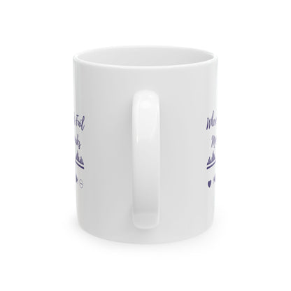 Ceramic Mug - Where Words Fail, Music Speaks - Luminous Gem Designs 