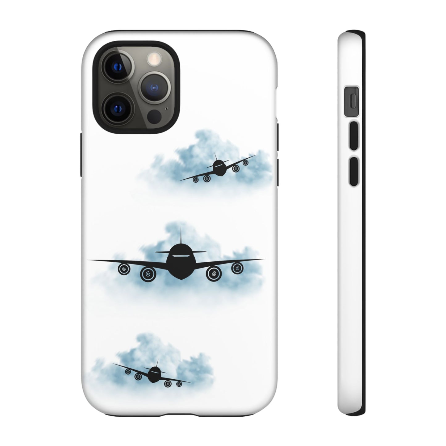 Tough Phone Case - Clouds & Aeroplanes Design