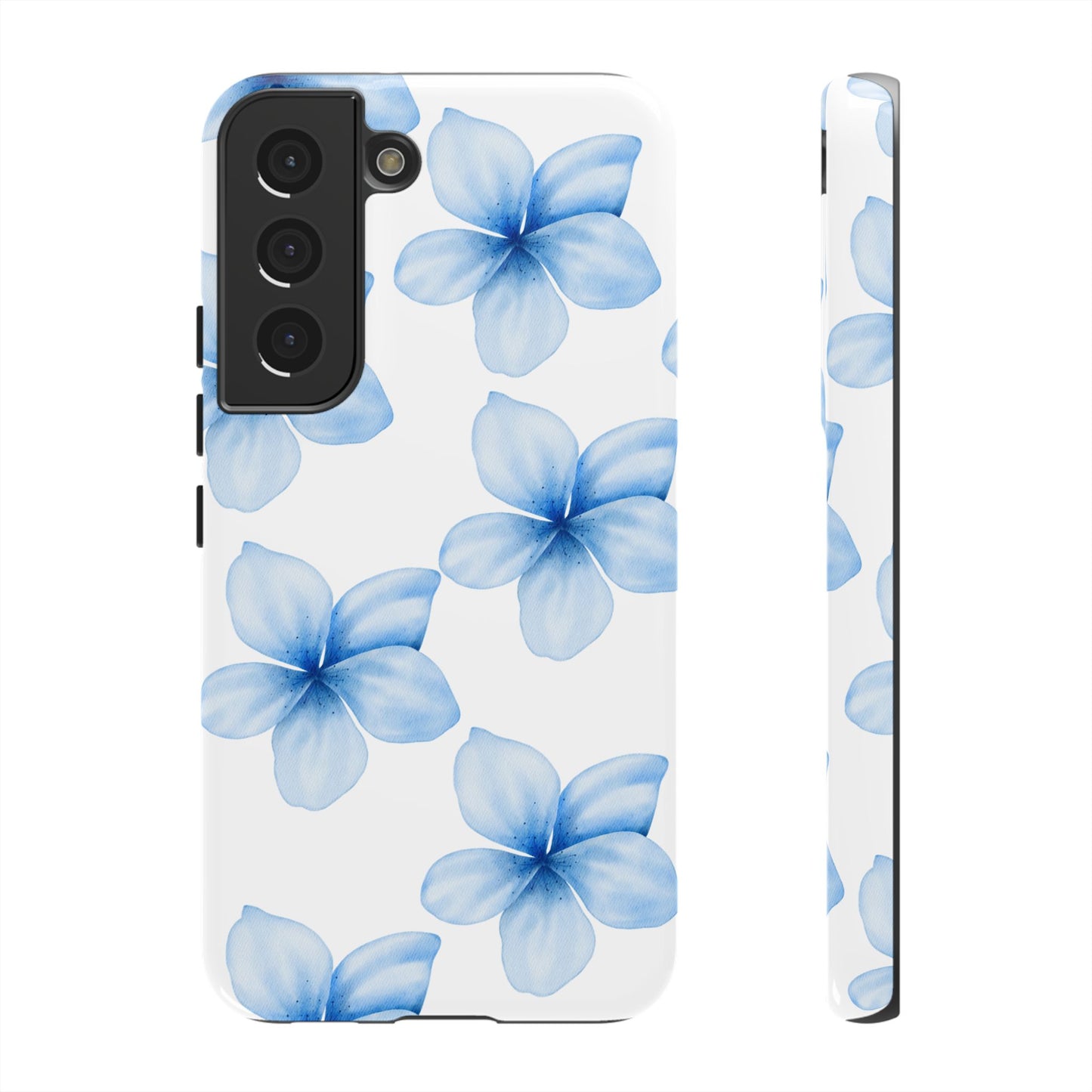 Tough Phone Case - Blue Flower Designs