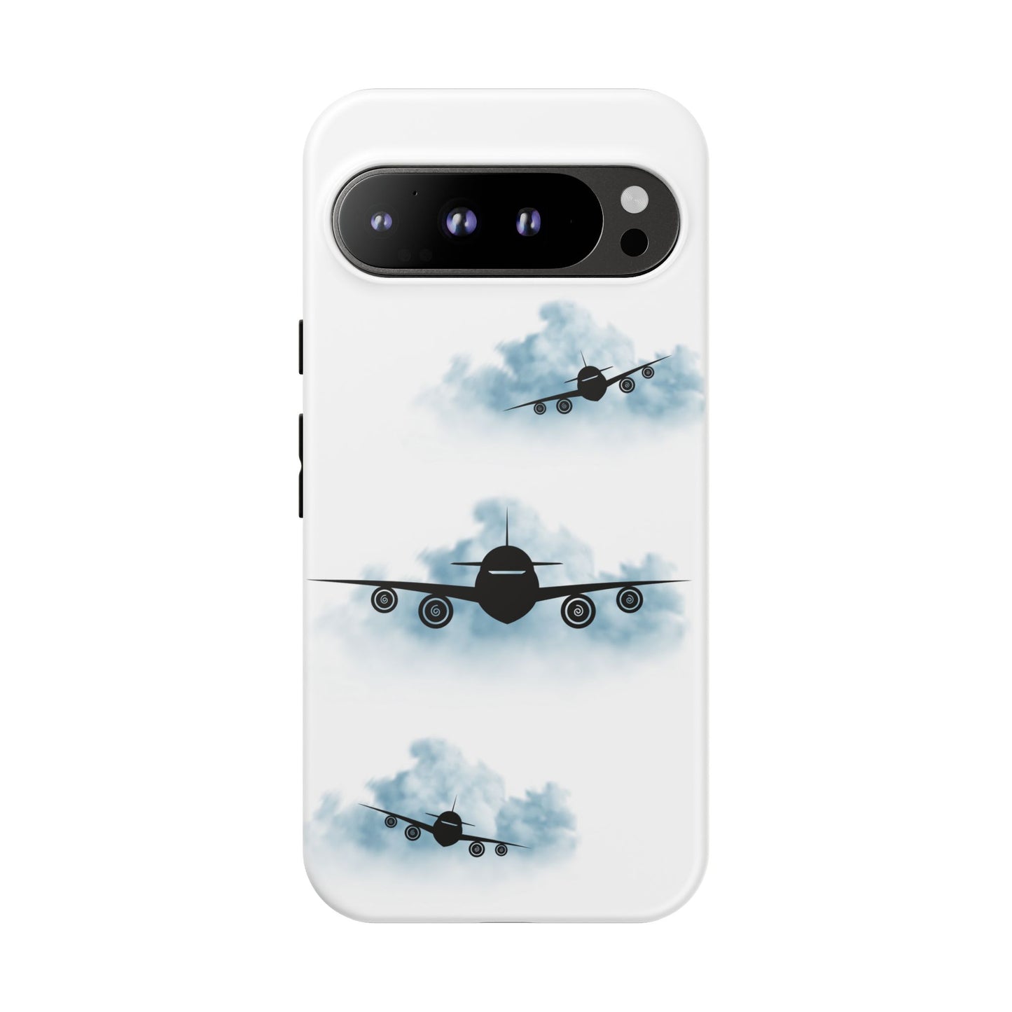 Tough Phone Case - Clouds & Aeroplanes Design