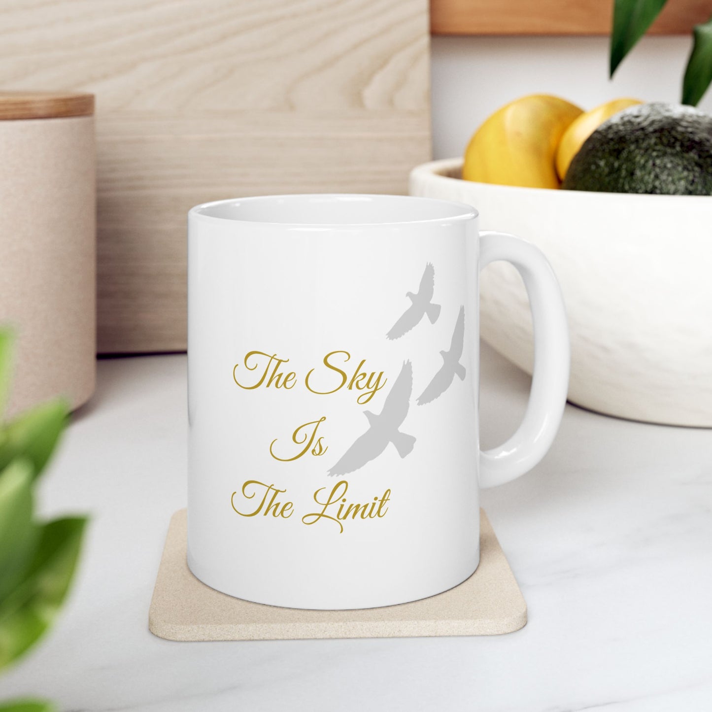 Ceramic Mug - The Sky Is The Limit - Luminous Gem Designs 