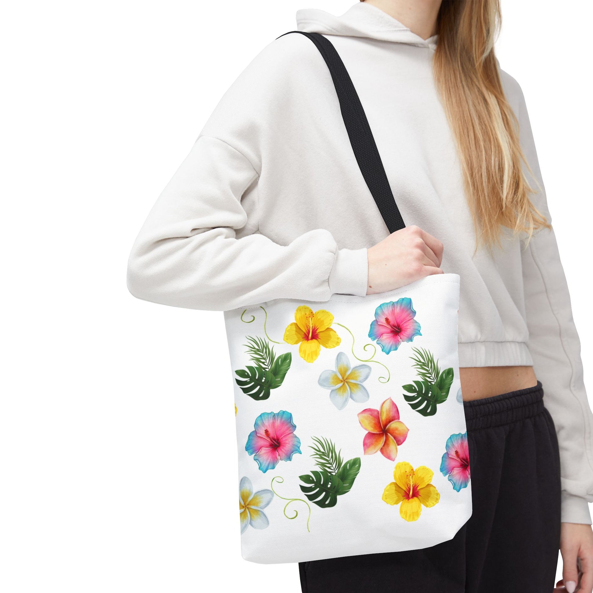 Tote Bag - Tropical Vibes Design - Luminous Gem Designs 