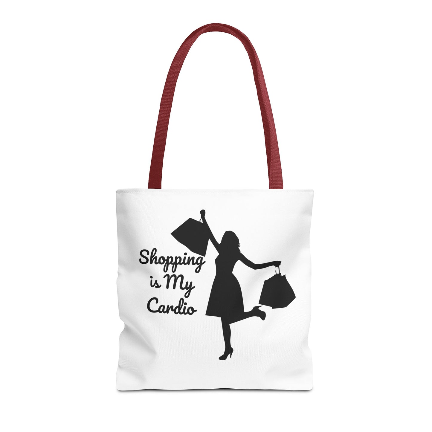 Tote Bag - Shopping Is My Cardio - Luminous Gem Designs 