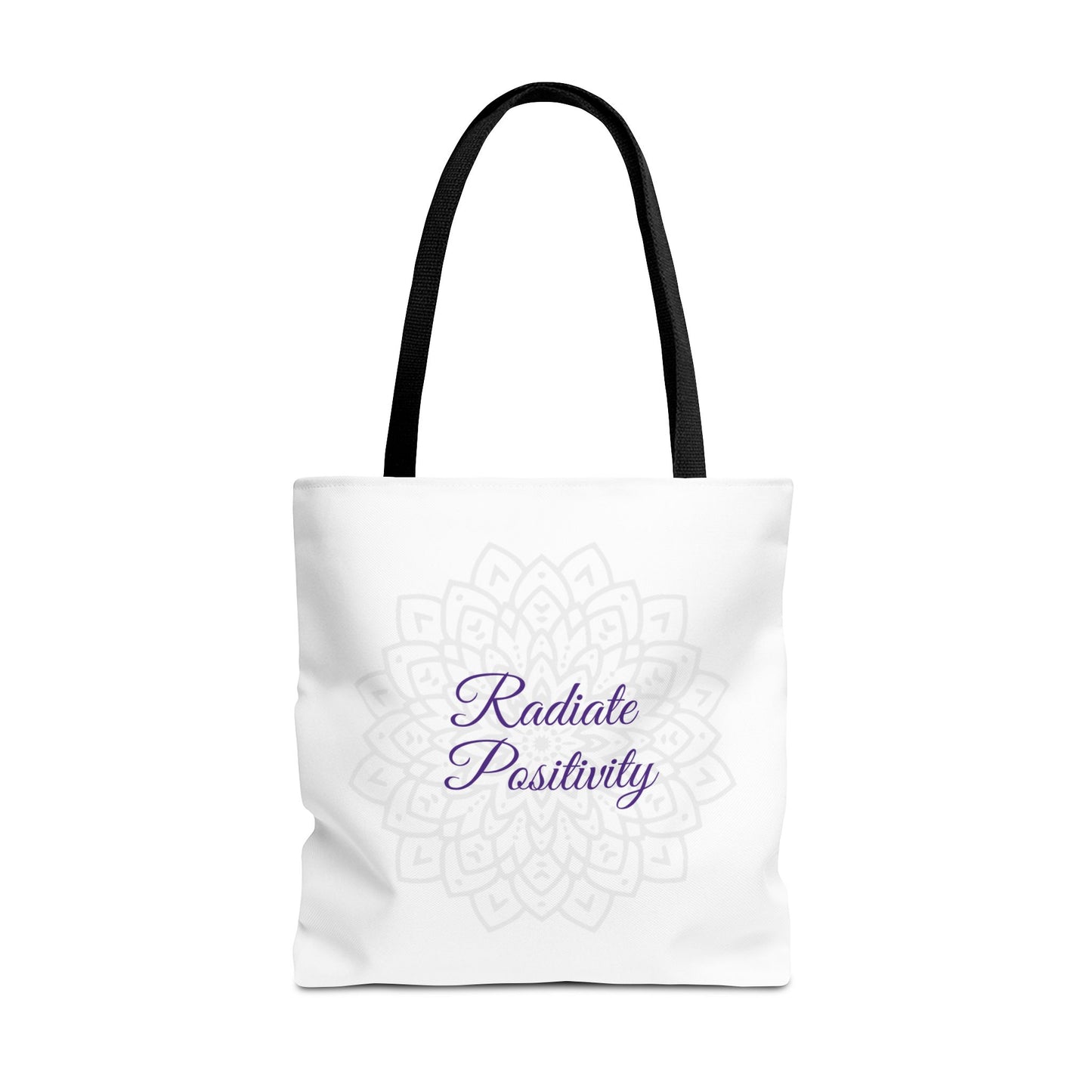 Tote Bag - Radiate Positivity - Luminous Gem Designs 