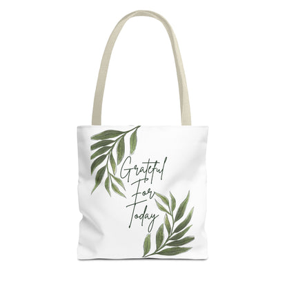 Tote Bag - Grateful for Today - Luminous Gem Designs 