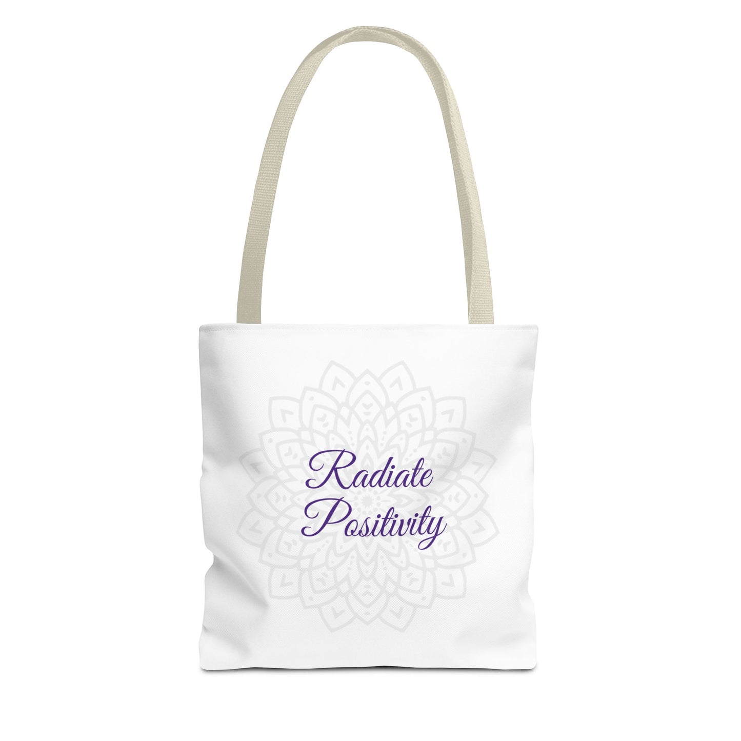 Tote Bag - Radiate Positivity - Luminous Gem Designs 