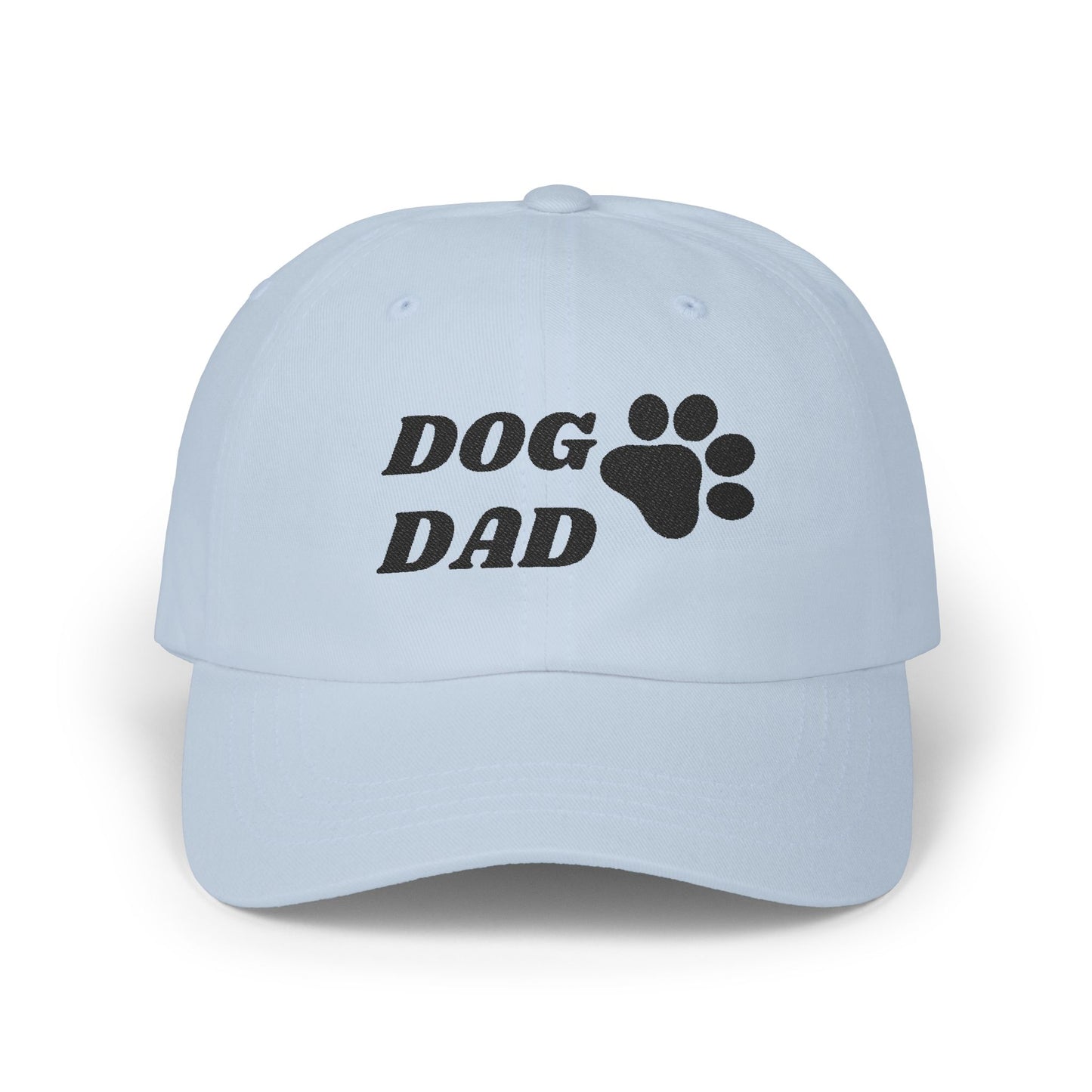 Classic Cap - Dog Dad with Paw Design - Luminous Gem Designs 