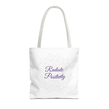 Tote Bag - Radiate Positivity - Luminous Gem Designs 