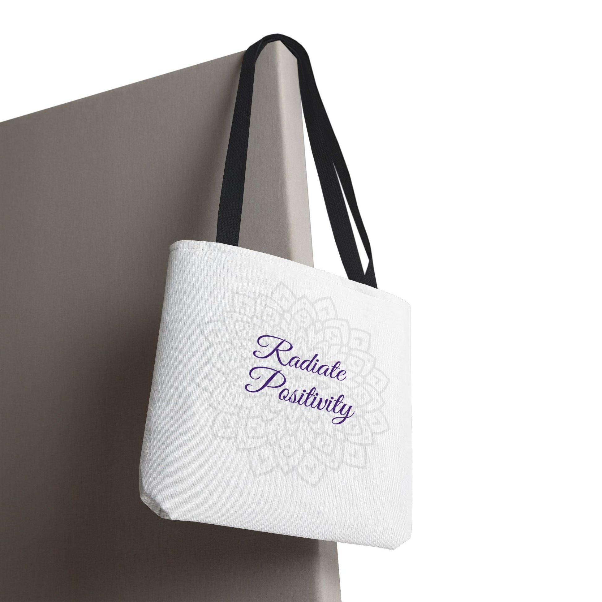 Tote Bag - Radiate Positivity - Luminous Gem Designs 