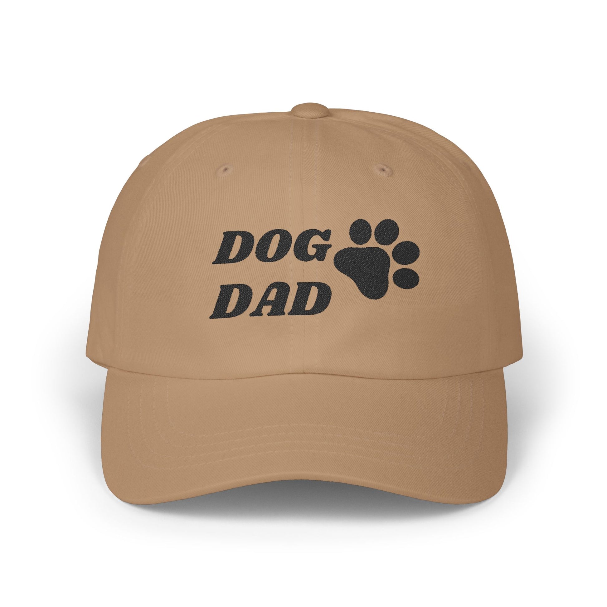 Classic Cap - Dog Dad with Paw Design - Luminous Gem Designs 