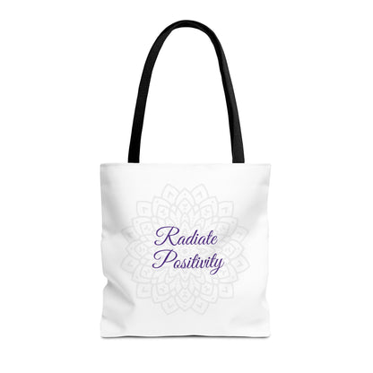 Tote Bag - Radiate Positivity - Luminous Gem Designs 