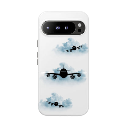 Tough Phone Case - Clouds & Aeroplanes Design