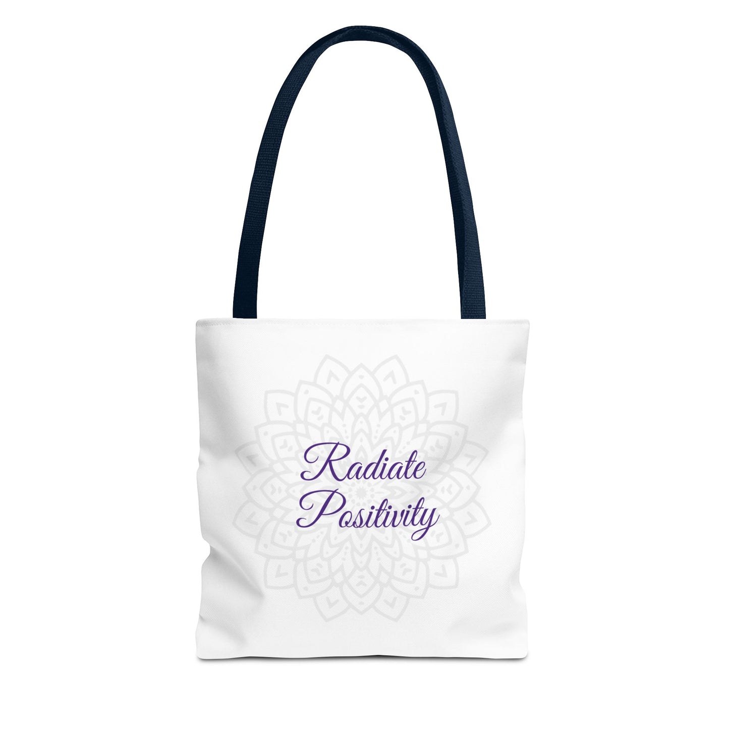 Tote Bag - Radiate Positivity - Luminous Gem Designs 