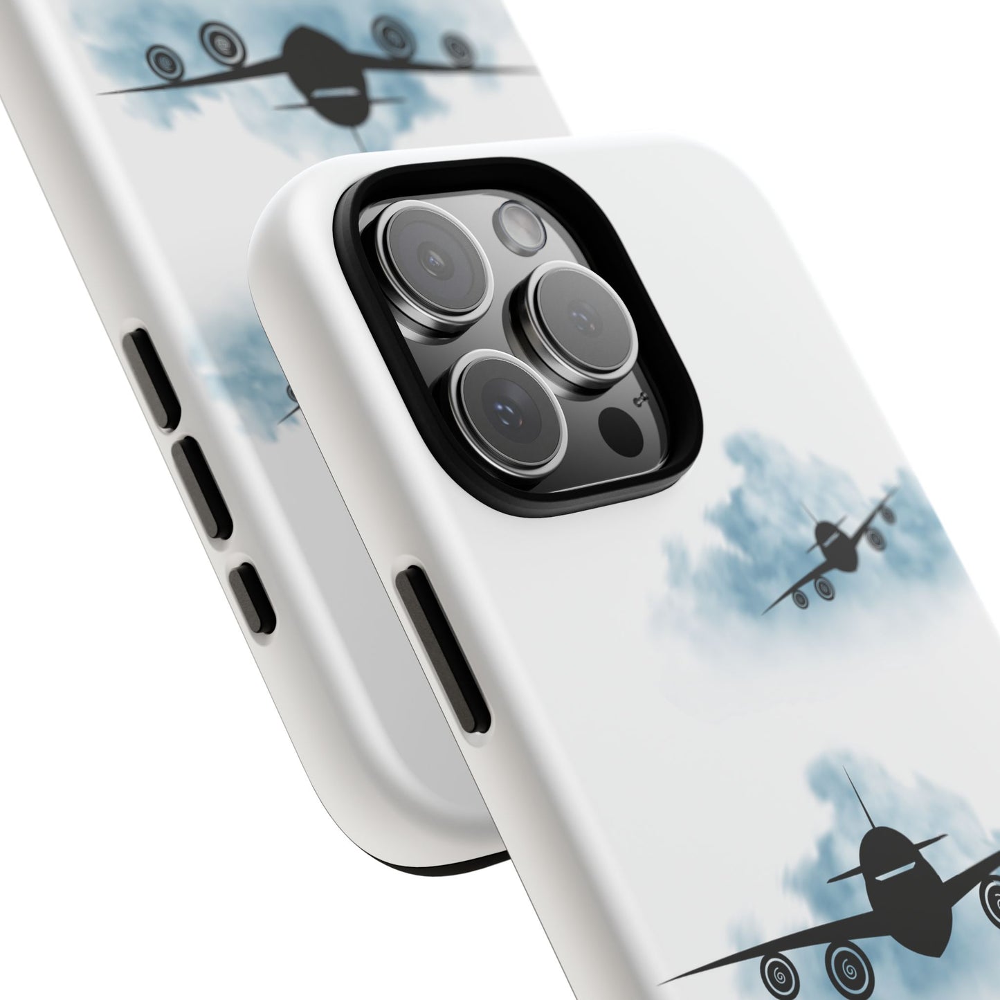 Tough Phone Case - Clouds & Aeroplanes Design