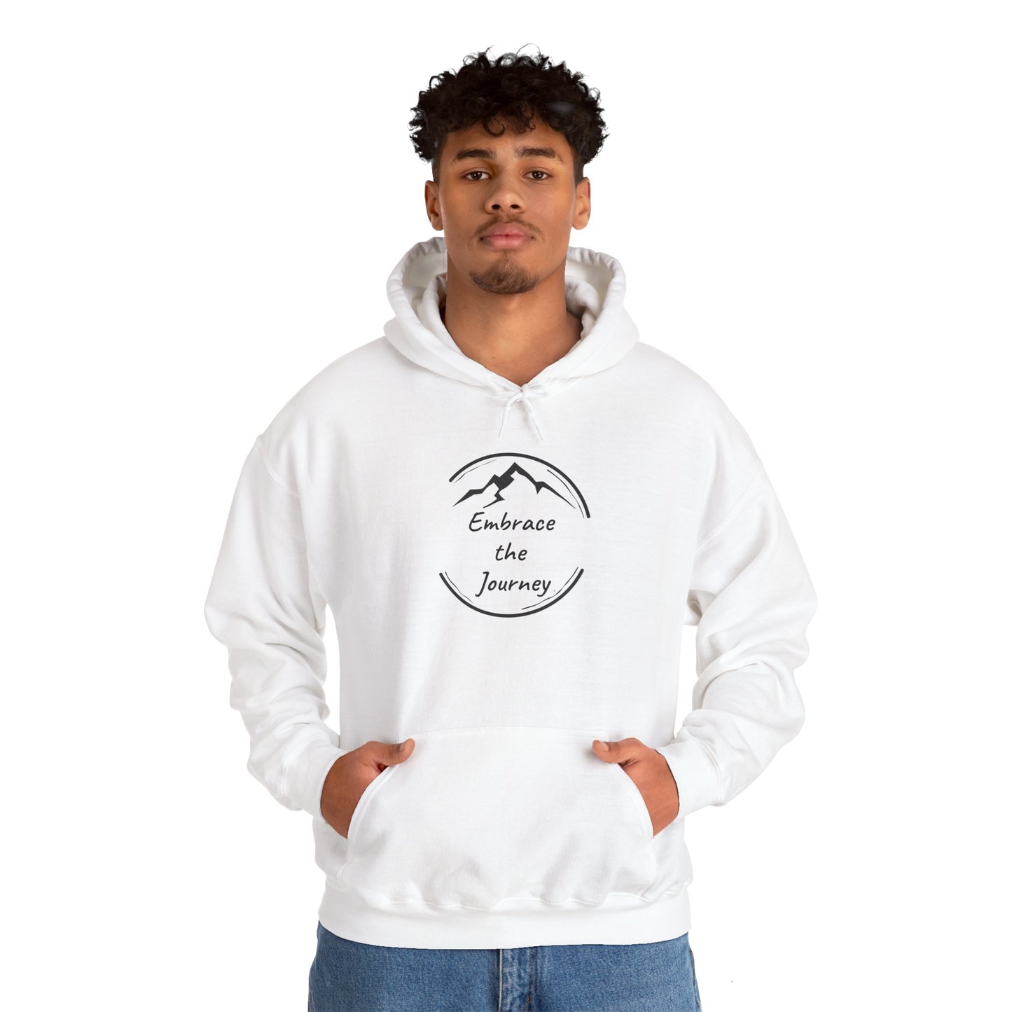 Hoodie - Embrace The Journey - Luminous Gem Designs 