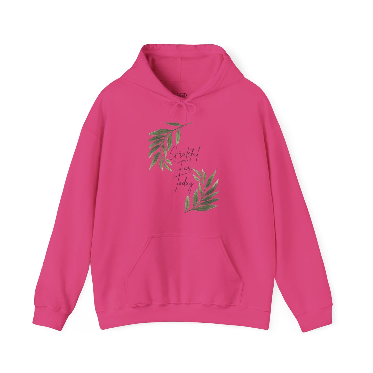 Hoodie - Grateful For Today - Luminous Gem Designs 