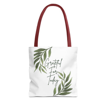 Tote Bag - Grateful for Today - Luminous Gem Designs 